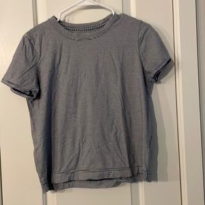 Nike stripped workout shirt